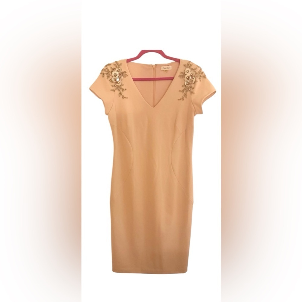 Calvin Klein Light Pink Midi Dress